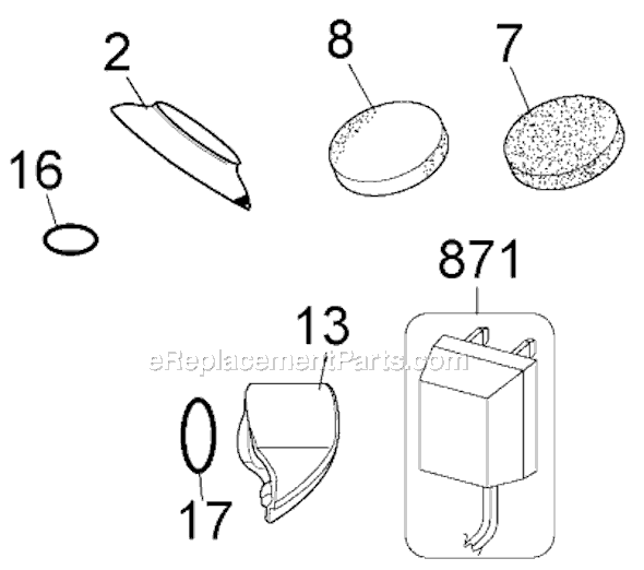 Page A Diagram and Parts List for SB450T Type 1 Black and Decker Power Scrubber